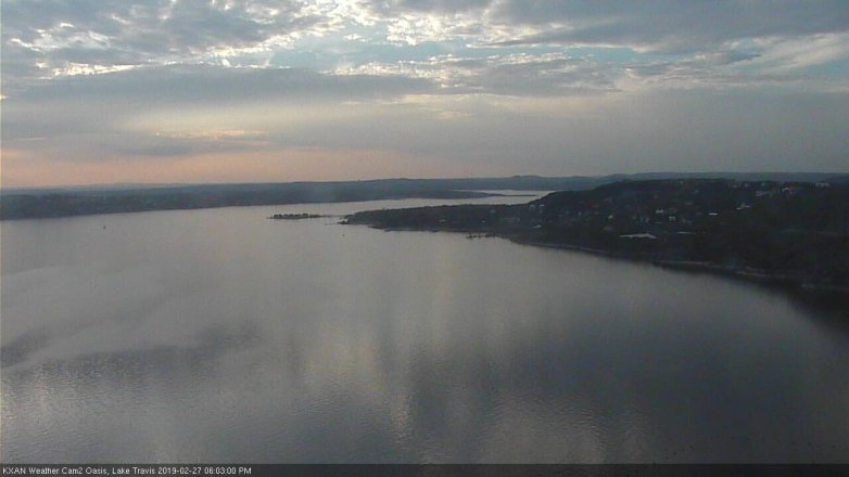 Lake Travis webcam, February 27, 2019 5:05 PM CT