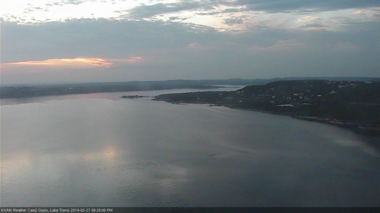 Lake Travis webcam, February 27, 2019 5:30 PM CT