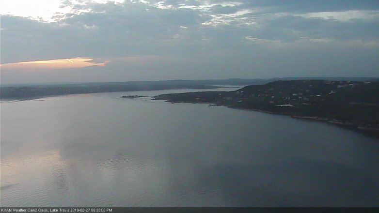 Lake Travis webcam, February 27, 2019 5:35 PM CT