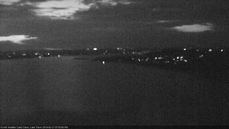 Lake Travis webcam, February 27, 2019 6:05 PM CT