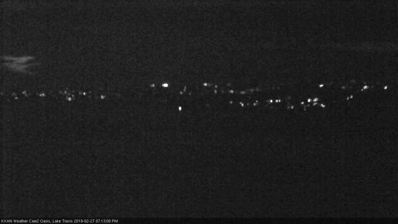 Lake Travis webcam, February 27, 2019 6:15 PM CT
