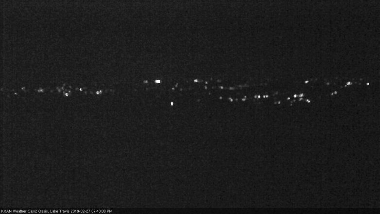 Lake Travis webcam, February 27, 2019 6:45 PM CT