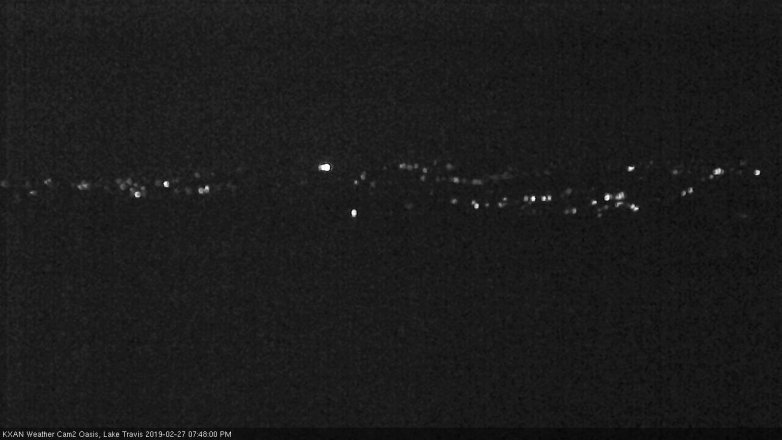 Lake Travis webcam, February 27, 2019 6:50 PM CT