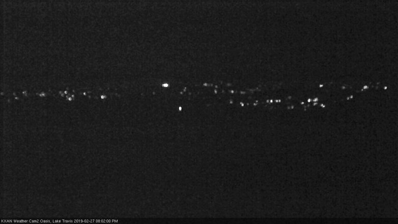 Lake Travis webcam, February 27, 2019 7:05 PM CT