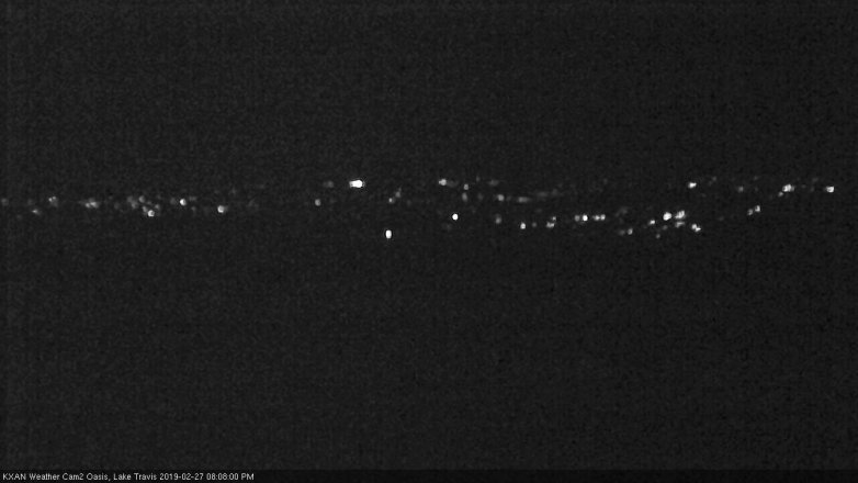 Lake Travis webcam, February 27, 2019 7:10 PM CT