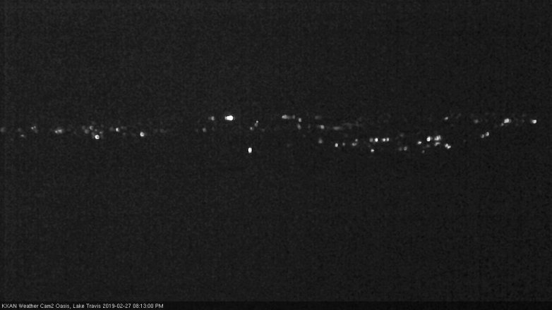 Lake Travis webcam, February 27, 2019 7:15 PM CT