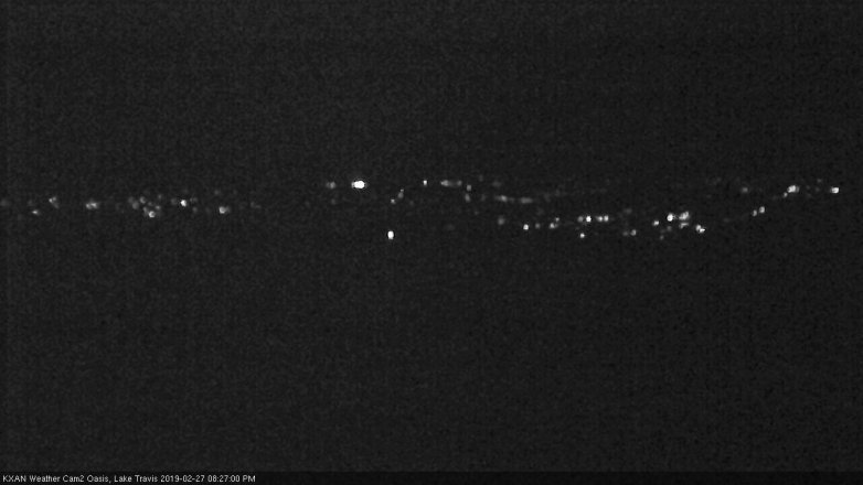 Lake Travis webcam, February 27, 2019 7:30 PM CT