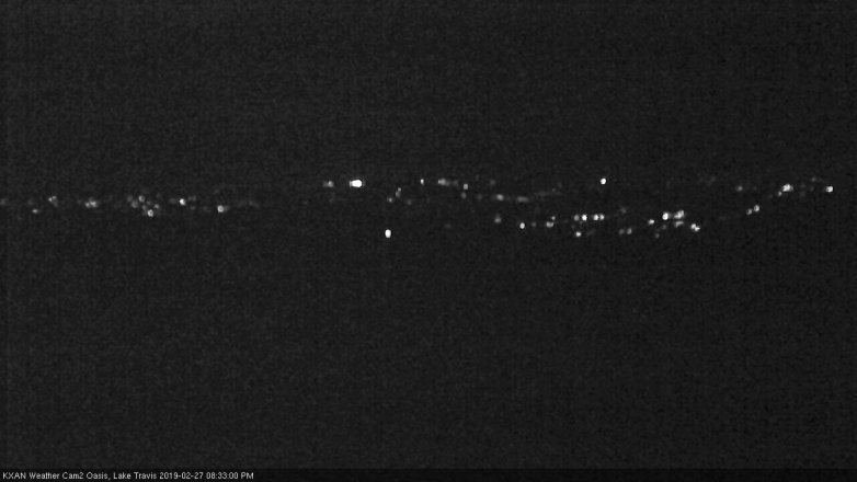 Lake Travis webcam, February 27, 2019 7:35 PM CT