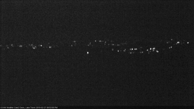 Lake Travis webcam, February 27, 2019 7:55 PM CT