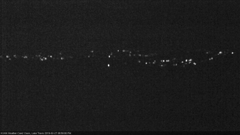 Lake Travis webcam, February 27, 2019 8:00 PM CT