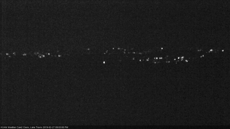 Lake Travis webcam, February 27, 2019 8:05 PM CT