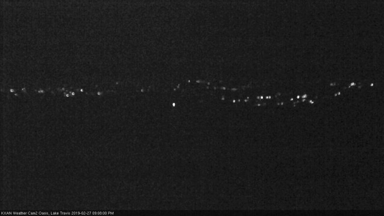 Lake Travis webcam, February 27, 2019 8:10 PM CT
