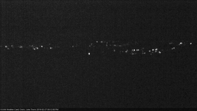 Lake Travis webcam, February 27, 2019 8:15 PM CT