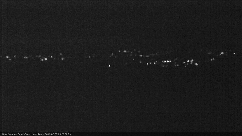 Lake Travis webcam, February 27, 2019 8:25 PM CT