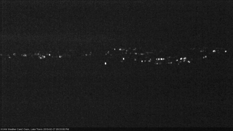 Lake Travis webcam, February 27, 2019 8:35 PM CT