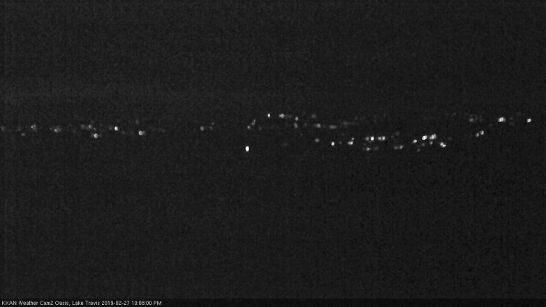 Lake Travis webcam, February 27, 2019 9:10 PM CT