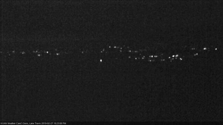 Lake Travis webcam, February 27, 2019 9:25 PM CT