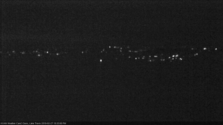 Lake Travis webcam, February 27, 2019 9:35 PM CT