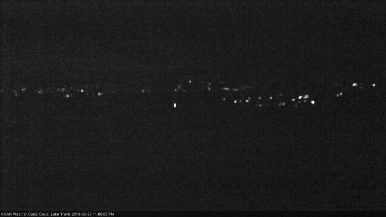 Lake Travis webcam, February 27, 2019 10:10 PM CT
