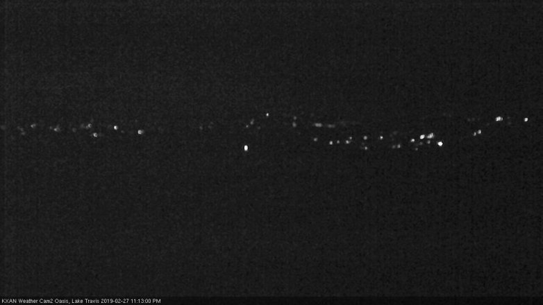 Lake Travis webcam, February 27, 2019 10:15 PM CT