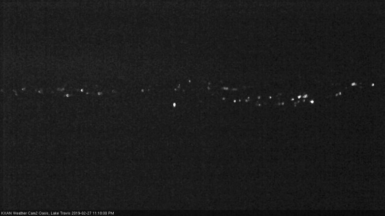 Lake Travis webcam, February 27, 2019 10:20 PM CT
