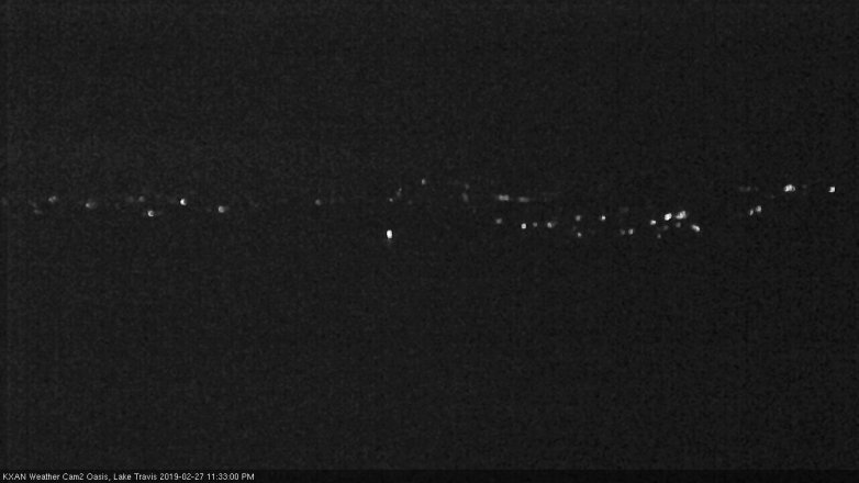 Lake Travis webcam, February 27, 2019 10:35 PM CT