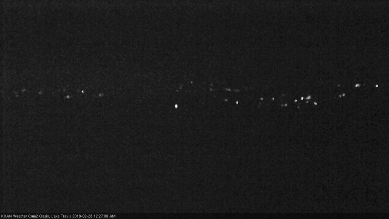 Lake Travis webcam, February 27, 2019 11:30 PM CT