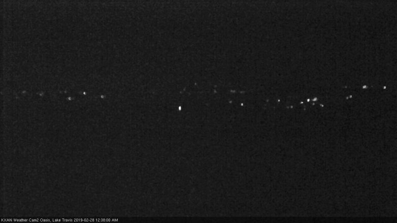 Lake Travis webcam, February 27, 2019 11:40 PM CT