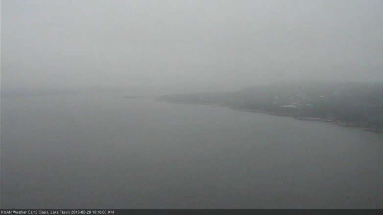 Lake Travis webcam, February 28, 2019 9:20 AM CT