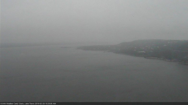 Lake Travis webcam, February 28, 2019 9:30 AM CT