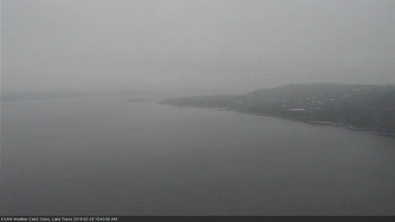 Lake Travis webcam, February 28, 2019 9:45 AM CT