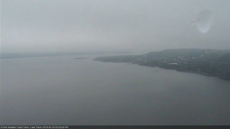 Lake Travis webcam, February 28, 2019 1:05 PM CT