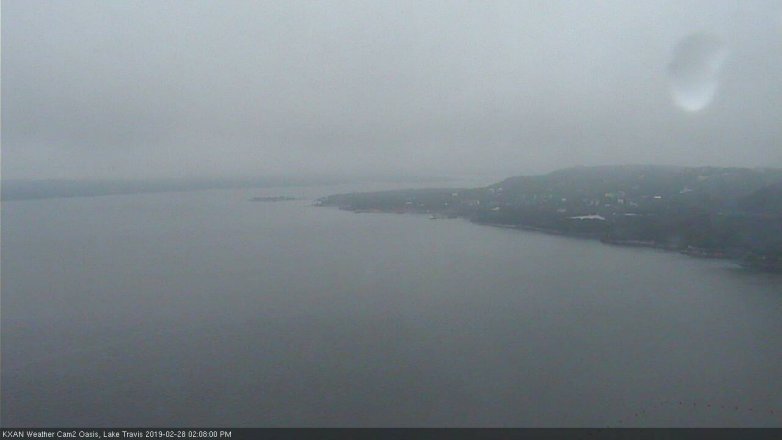 Lake Travis webcam, February 28, 2019 1:10 PM CT