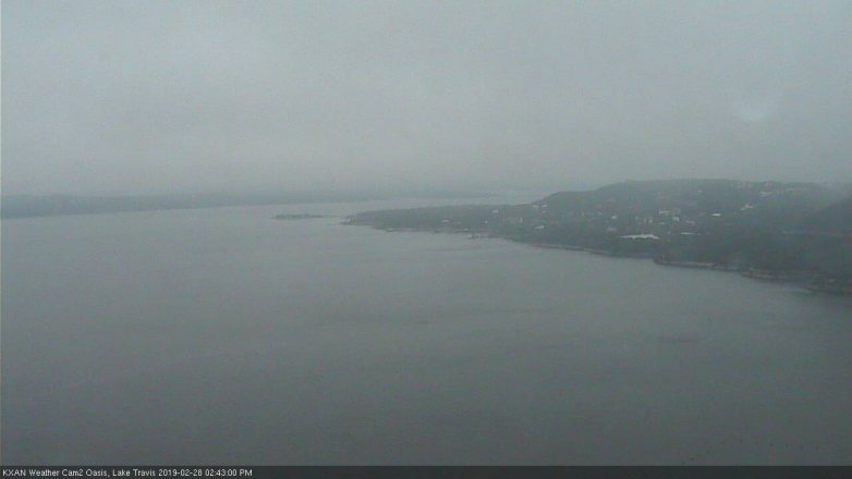 Lake Travis webcam, February 28, 2019 1:45 PM CT