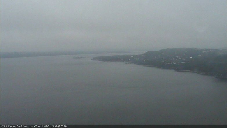 Lake Travis webcam, February 28, 2019 1:50 PM CT