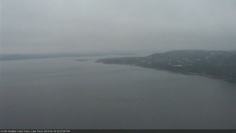 Lake Travis webcam, February 28, 2019 1:55 PM CT