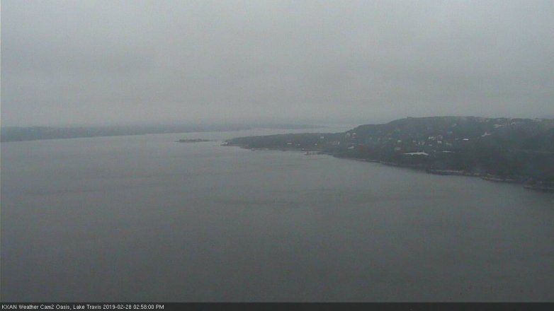 Lake Travis webcam, February 28, 2019 2:00 PM CT