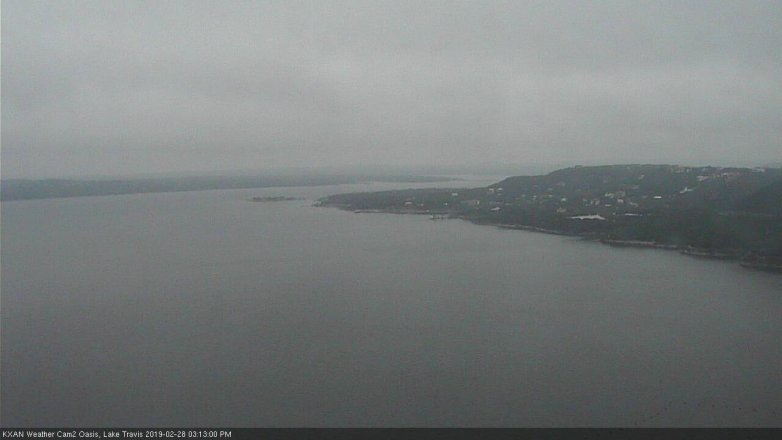 Lake Travis webcam, February 28, 2019 2:15 PM CT