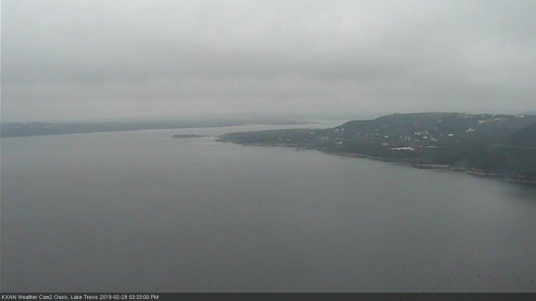 Lake Travis webcam, February 28, 2019 2:35 PM CT