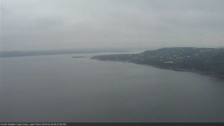 Lake Travis webcam, February 28, 2019 3:30 PM CT