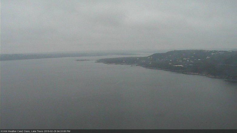 Lake Travis webcam, February 28, 2019 3:35 PM CT