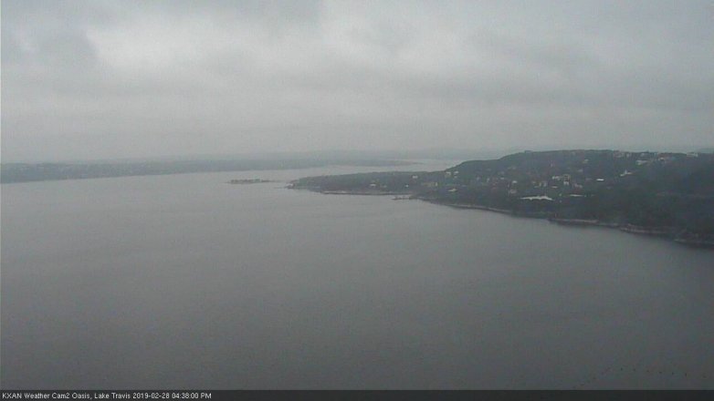 Lake Travis webcam, February 28, 2019 3:40 PM CT