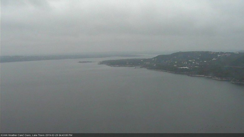 Lake Travis webcam, February 28, 2019 3:45 PM CT
