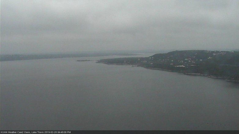 Lake Travis webcam, February 28, 2019 3:50 PM CT