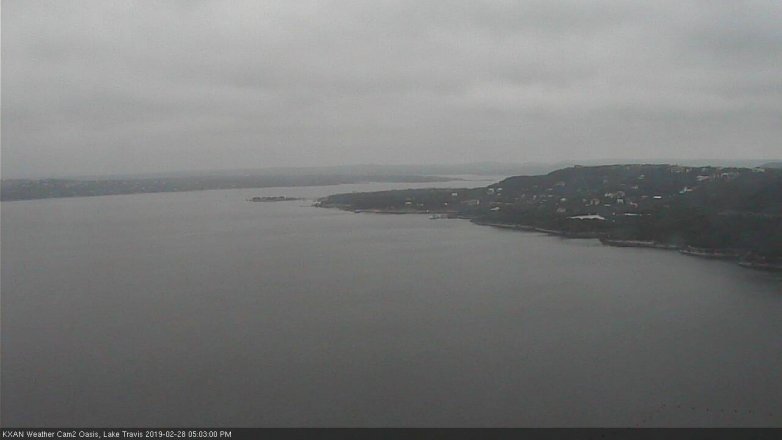 Lake Travis webcam, February 28, 2019 4:05 PM CT