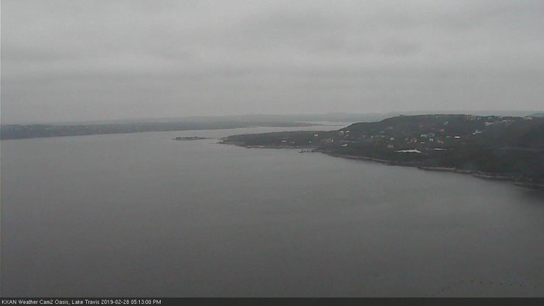 Lake Travis webcam, February 28, 2019 4:15 PM CT