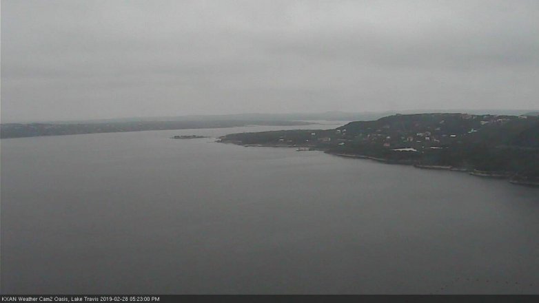 Lake Travis webcam, February 28, 2019 4:25 PM CT