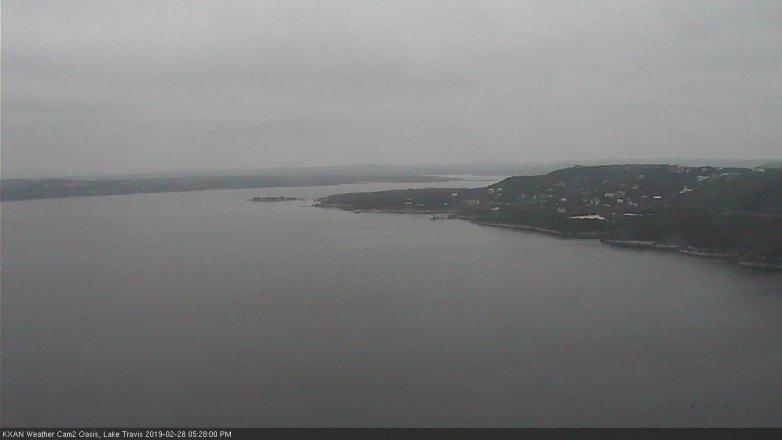 Lake Travis webcam, February 28, 2019 4:30 PM CT