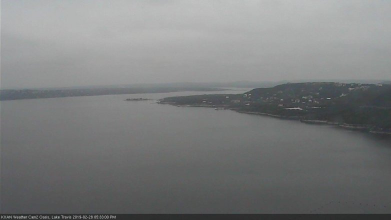 Lake Travis webcam, February 28, 2019 4:35 PM CT