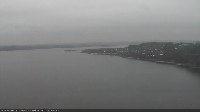 Lake Travis webcam, February 28, 2019 4:40 PM CT